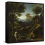 La vision de saint Eustache-Giovanni Viola-Framed Stretched Canvas