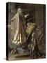 La vision de Sainte Françoise Romaine-Nicolas Poussin-Stretched Canvas