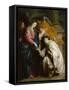 La Vision Du Bienheureux Hermann De Steinfeld, Dit Joseph (1150-1230) - Peinture De Sir Anthonis (A-Anthony Van Dyck-Framed Stretched Canvas