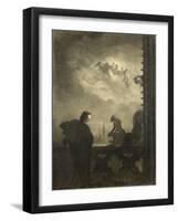 La vision du poète, Notre-Dame de Paris-Georges Pilotell-Framed Giclee Print
