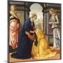 La Visitation entre Marie-Jacobie et Marie-Salomé-Domenico Ghirlandaio-Mounted Giclee Print