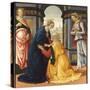 La Visitation entre Marie-Jacobie et Marie-Salomé-Domenico Ghirlandaio-Stretched Canvas