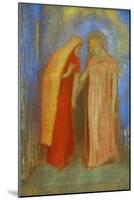 La Visitation - Saint Mary visits Saint Elisabeth R.F. 35757 .-Odilon Redon-Mounted Giclee Print
