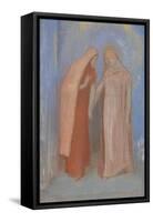 La Visitation-Odilon Redon-Framed Stretched Canvas