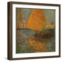 'La Voile Jaune', c1905-Gaston La Touche-Framed Giclee Print