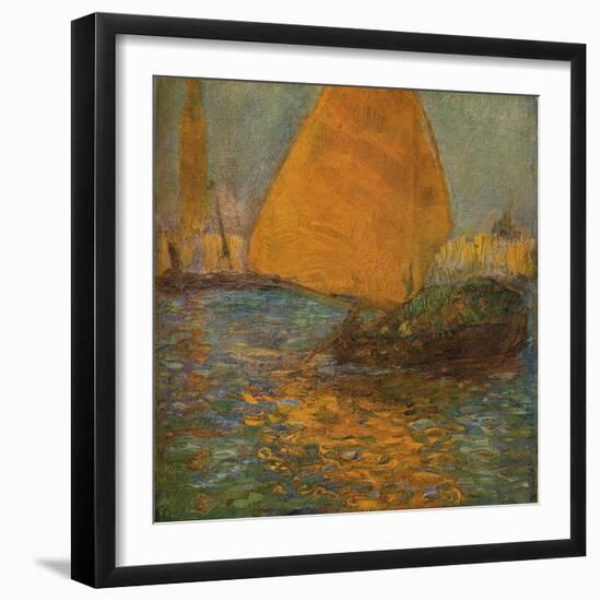 'La Voile Jaune', c1905-Gaston La Touche-Framed Giclee Print