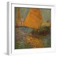 'La Voile Jaune', c1905-Gaston La Touche-Framed Giclee Print