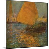 'La Voile Jaune', c1905-Gaston La Touche-Mounted Giclee Print