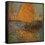 'La Voile Jaune', c1905-Gaston La Touche-Framed Stretched Canvas