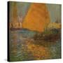 'La Voile Jaune', c1905-Gaston La Touche-Stretched Canvas