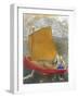 La Voile Jaune (The Yellow Sail)-Odilon Redon-Framed Giclee Print