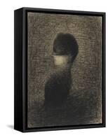 La Voilette-Georges Seurat-Framed Stretched Canvas