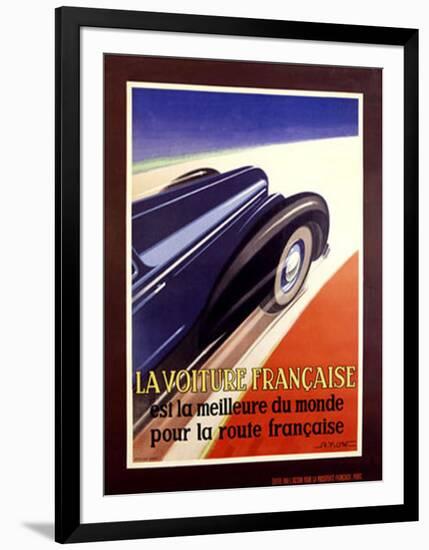 La Voiture Francaise-null-Framed Giclee Print