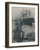 'La Voyageuse', c1920, (1923)-Maxime Dethomas-Framed Giclee Print