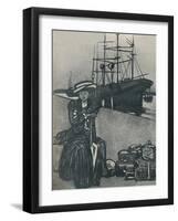 'La Voyageuse', c1920, (1923)-Maxime Dethomas-Framed Giclee Print