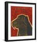 Lab (black)-John Golden-Framed Giclee Print