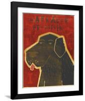 Lab (black)-John W^ Golden-Framed Art Print