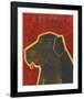 Lab (black)-John W^ Golden-Framed Art Print