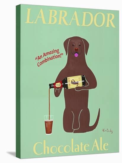 Lab Chocolate Ale-Ken Bailey-Stretched Canvas