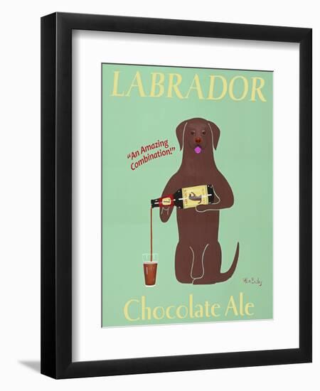 Lab Chocolate Ale-Ken Bailey-Framed Premium Giclee Print