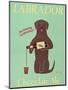 Lab Chocolate Ale-Ken Bailey-Mounted Premium Giclee Print