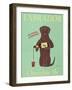 Lab Chocolate Ale-Ken Bailey-Framed Giclee Print