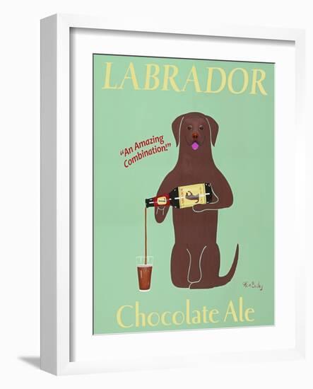 Lab Chocolate Ale-Ken Bailey-Framed Giclee Print
