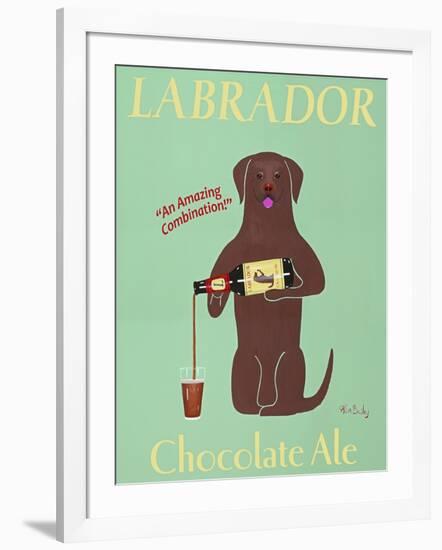 Lab Chocolate Ale-Ken Bailey-Framed Giclee Print