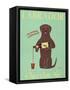 Lab Chocolate Ale-Ken Bailey-Framed Stretched Canvas