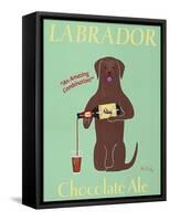 Lab Chocolate Ale-Ken Bailey-Framed Stretched Canvas