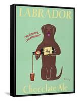 Lab Chocolate Ale-Ken Bailey-Framed Stretched Canvas