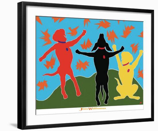 Lab Dance-Jim Williams-Framed Art Print