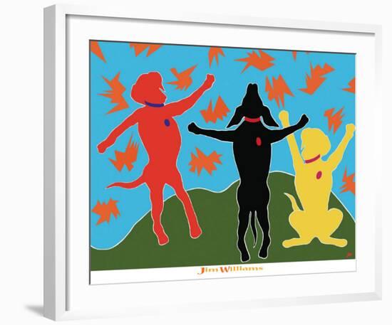 Lab Dance-Jim Williams-Framed Art Print