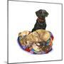 Lab Dogs-Wendy Edelson-Mounted Giclee Print