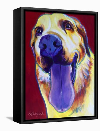 Lab - Mozart-Dawgart-Framed Stretched Canvas