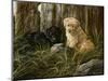 Lab Pup Pair-Trevor V. Swanson-Mounted Giclee Print