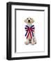 Lab Puppy Wearing Patriotic Bow Tie-Lew Robertson-Framed Photographic Print