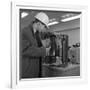 Lab Testing at the Park Gate Iron and Steel Co, Rotherham, South Yorkshire, 1964-Michael Walters-Framed Photographic Print