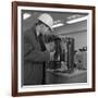 Lab Testing at the Park Gate Iron and Steel Co, Rotherham, South Yorkshire, 1964-Michael Walters-Framed Photographic Print