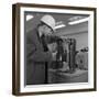 Lab Testing at the Park Gate Iron and Steel Co, Rotherham, South Yorkshire, 1964-Michael Walters-Framed Photographic Print