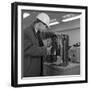 Lab Testing at the Park Gate Iron and Steel Co, Rotherham, South Yorkshire, 1964-Michael Walters-Framed Photographic Print