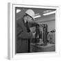 Lab Testing at the Park Gate Iron and Steel Co, Rotherham, South Yorkshire, 1964-Michael Walters-Framed Photographic Print