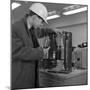 Lab Testing at the Park Gate Iron and Steel Co, Rotherham, South Yorkshire, 1964-Michael Walters-Mounted Photographic Print