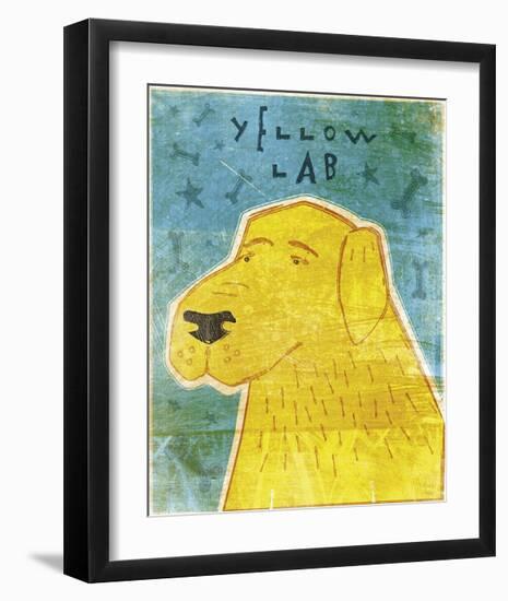 Lab (yellow)-John Golden-Framed Giclee Print