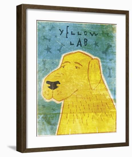 Lab (yellow)-John Golden-Framed Giclee Print