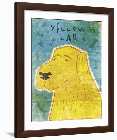 Lab (yellow)-John W^ Golden-Framed Art Print