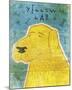 Lab (yellow)-John W^ Golden-Mounted Art Print