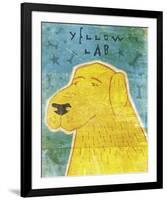 Lab (yellow)-John W^ Golden-Framed Art Print