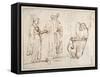 Laban Brings Leah to Jacob-Rembrandt van Rijn-Framed Stretched Canvas