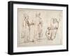 Laban Brings Leah to Jacob-Rembrandt van Rijn-Framed Giclee Print